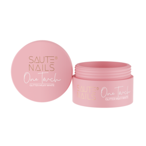 one touch glitter milky white